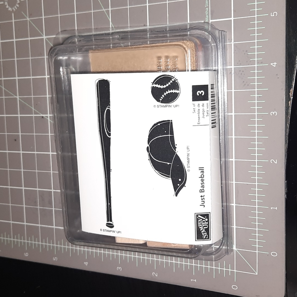 Just Baseball Stampin Up Rubber stamp set